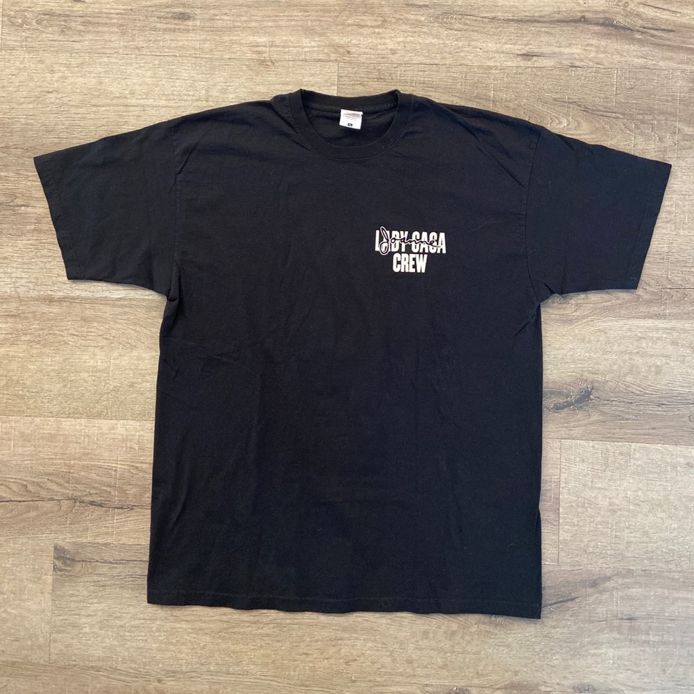 Authentic Lady Gaga Joanne Crew Concert Tour Shirt Size XL